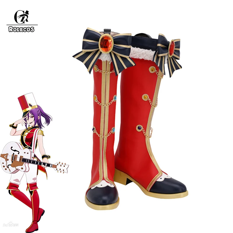 ROLECOS/Обувь для костюмированной вечеринки аниме Банг сон Seta Kaoru Высокие сапоги
