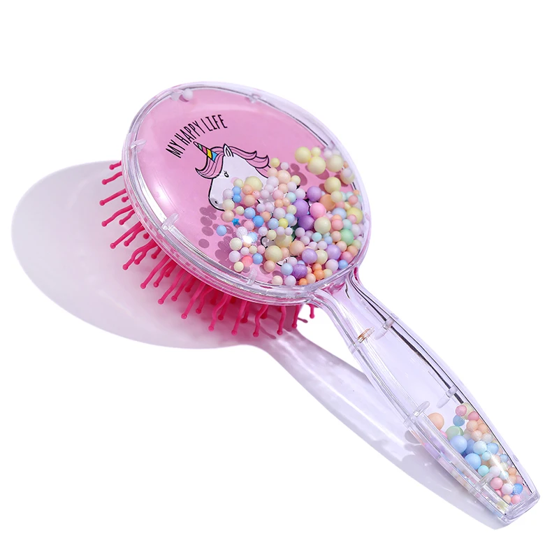 

Cartoon Unicorn Air Cushion Comb Smooth Hair Comb Cute Airbag Plastic Glitter Creative Comb