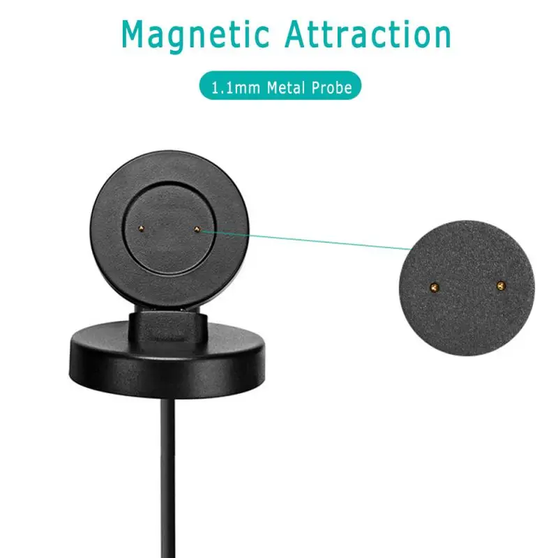 1 м Универсальное зарядное устройство для смарт часов USB зарядный кабель док