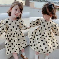 girl dress kids baby%c2%a0clothes 2021 dots spring summer%c2%a0toddler for formal party%c2%a0outfits%c2%a0sport teenagers uniform dresses%c2%a0cotton chi