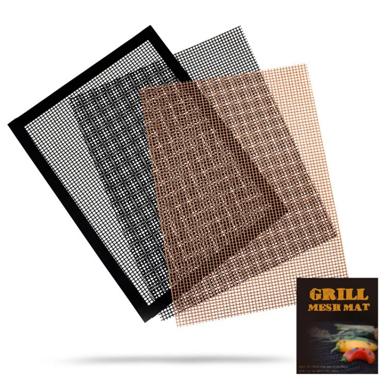 BBQ Grill Mat Reusable Barbecue Mesh Non-stick Kitchen Cooking Smoker Pad Liner Accessories | Дом и сад