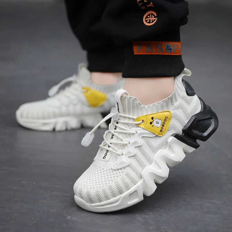 Детские кроссовки для мальчиков и девочек Сезон осень Спортивная легкая дышащая