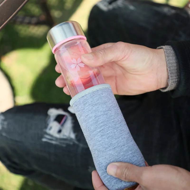 Keelorn Милая бутылка для воды 250 мл мини чашка чая с молоком фильтром девочек