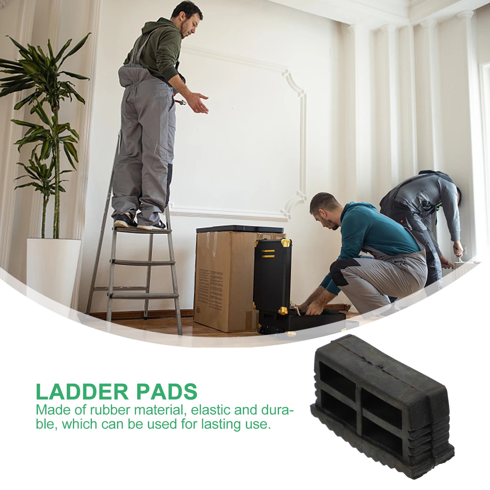 

4pcs Folding Ladder Feet Covers Versatile Ladder Leg Covers Non-skid Ladder Pads