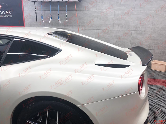 Z ART углеродного волокна задний спойлер для феррари F12 заднее крыло ducktail