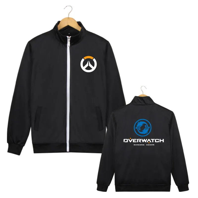 Новинка толстовки Overwatch OW Genji милосердия Dva Mei на молнии тонкая бейсбольная форма