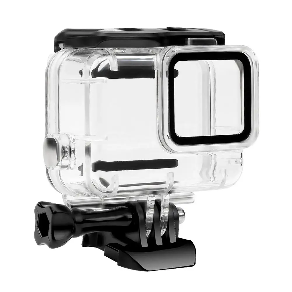 Аксессуары для Go pro водонепроницаемый чехол Gopro Hero 7 серебристо-белый подводной