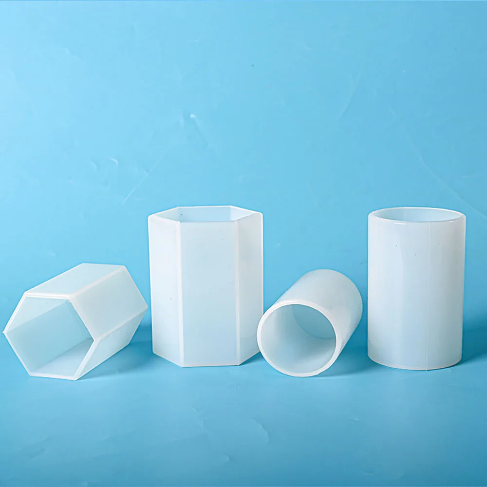 

1pcs Transparent Cylinder Silicone Mold Crystal Epoxy Resin Molds DIY Candle Resin Crafts Home Decorations
