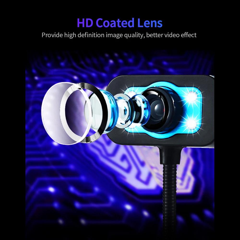 USB веб камера с внешним микрофоном 480P USB|Веб-камеры| |