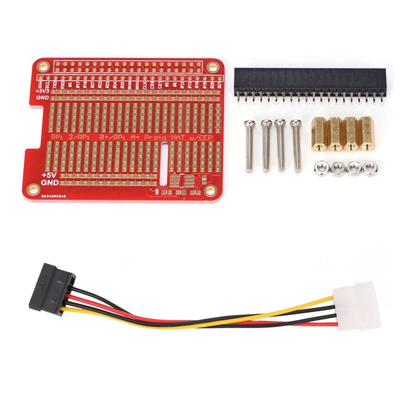 

1 компл. Защитная крышка Proto HAT для Raspberry Pi 3 и Raspberry Pi и 1 шт. 15-контактный коннектор конвертер кабель адаптера