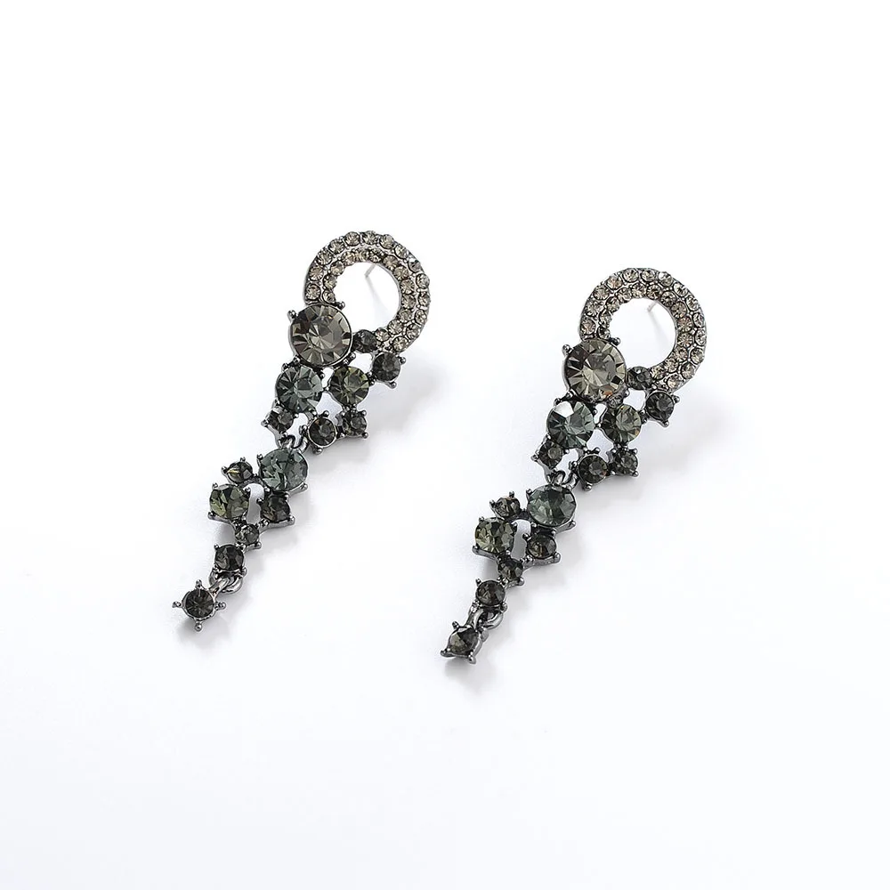 Женские серьги подвески в Корейском стиле элегантные капельки с орнаментом для