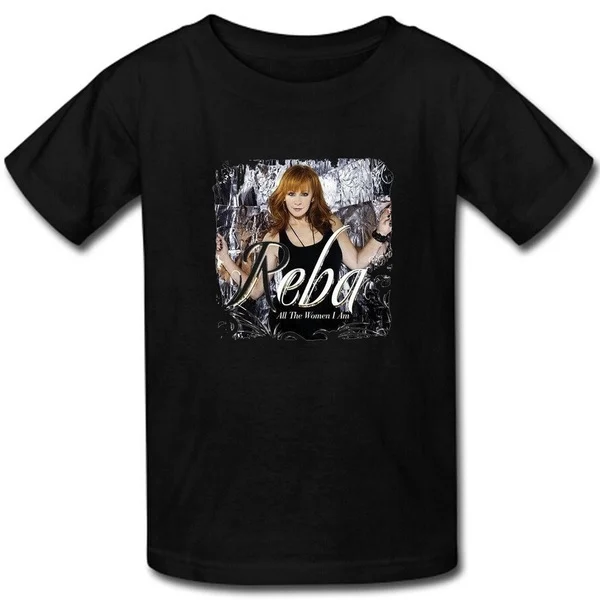 

Reba McEntire Men's Short Sleeve T-Shirt Basic Cotton Tee