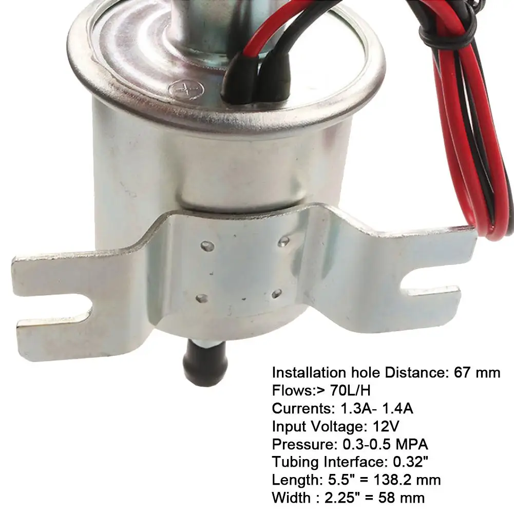 Дополнительная модификация автомобиля электронный масляный топливный насос 12 В