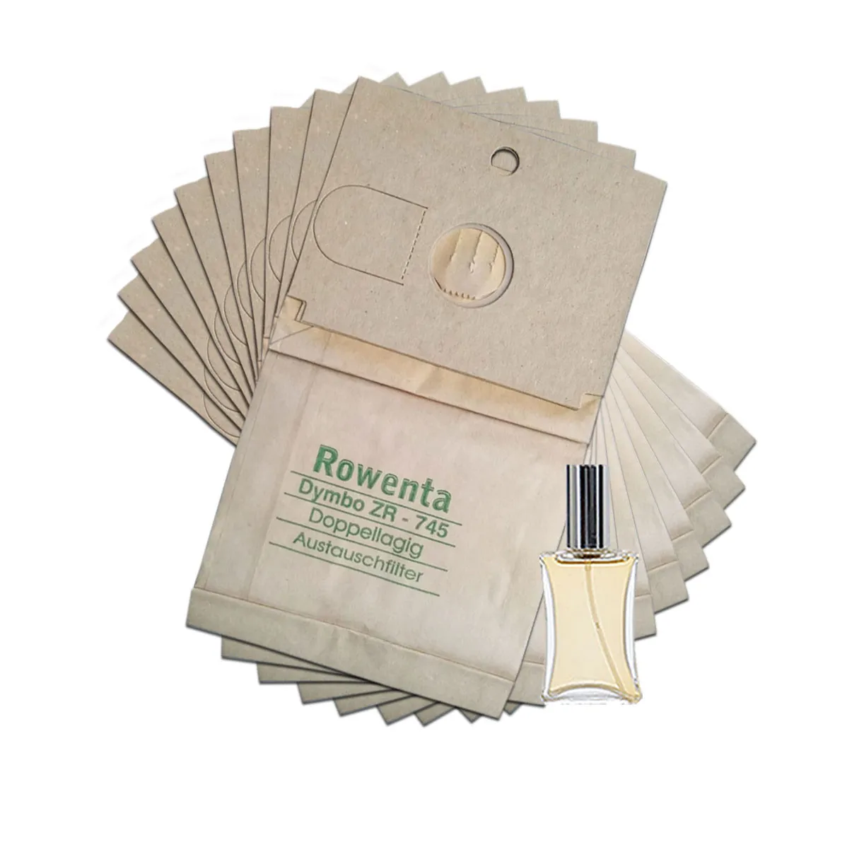 Vacuum Cleaner Dust Bag Compatible Brand Model Rowenta Spongo Broom Paper 10 Pieces HT-TT0163-37 | Бытовая техника