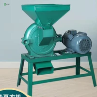 electric whole grain crusher corn feed rice grain ultrafine herbs powder food mill grinding machine with motorcycle