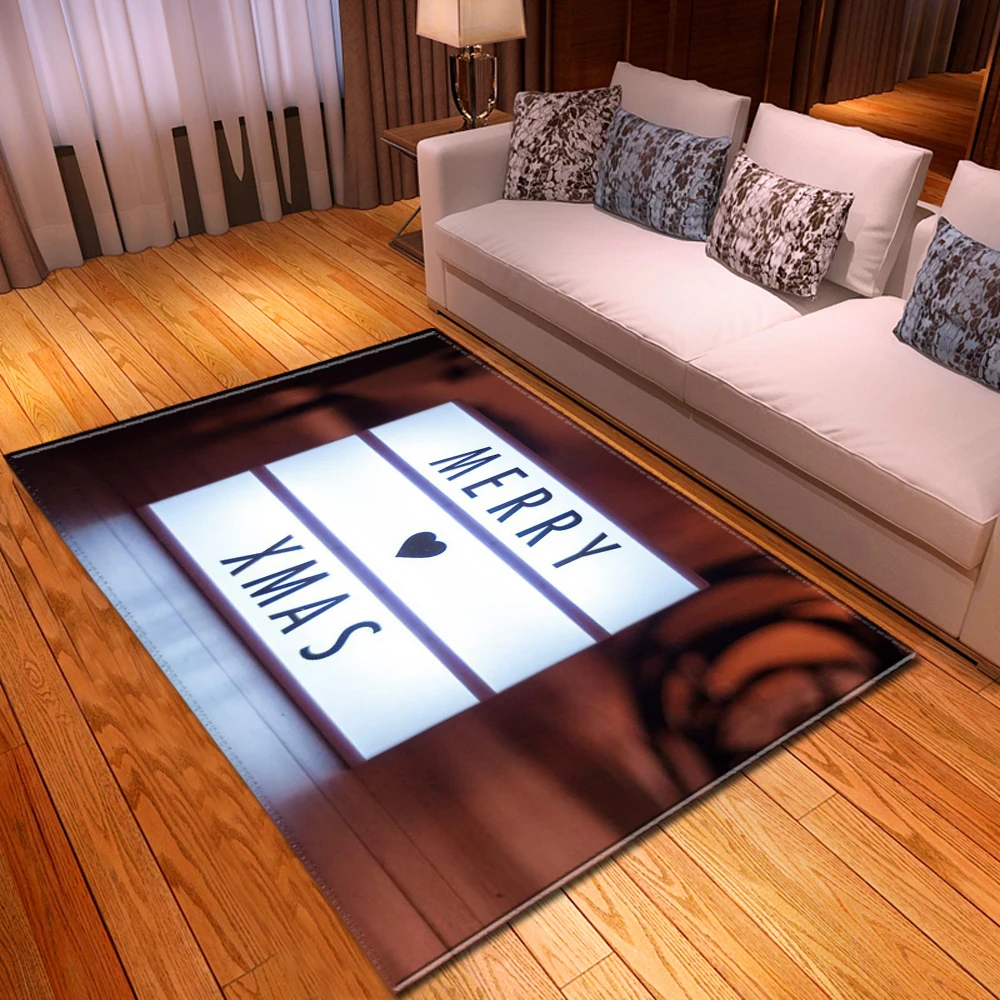 Веселое Рождество большой коврик обеденный стол коврики дети ползают игровой