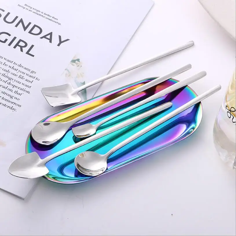Креативная посуда из нержавеющей стали 304 ложка для перемешивания кофе молока