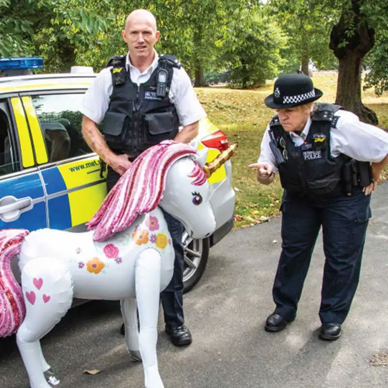 Большой 3d единорог ходячий воздушные шары из фольги в виде животного Единорог