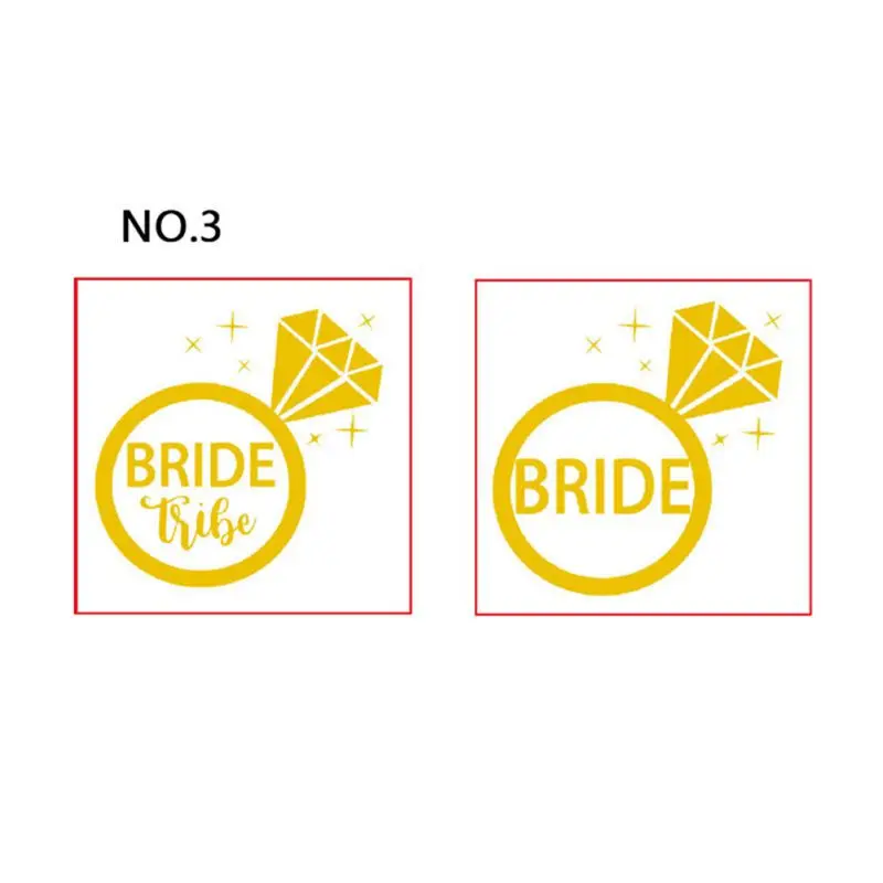 12 шт. временная тату наклейка для подружки невесты украшение свадьбы свадебные