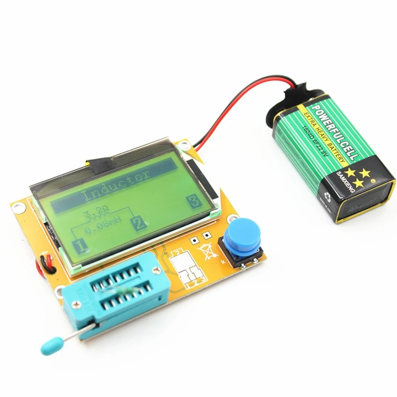 LCR-T4 ESR Meter Transistor Tester Diode Triode Capacitance SCR Inductance | Display Screen