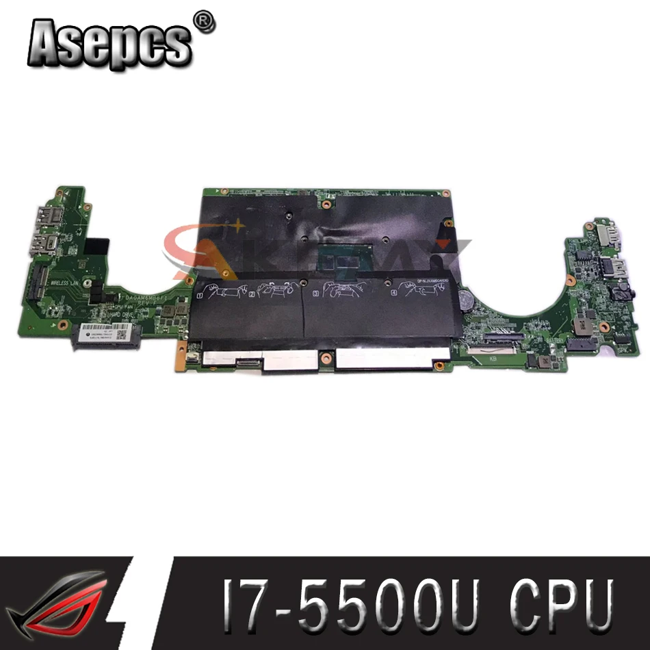Akemy для Dell Inspiron 7548 материнская плата портативного компьютера с SR23Y I7-5500U Процессор