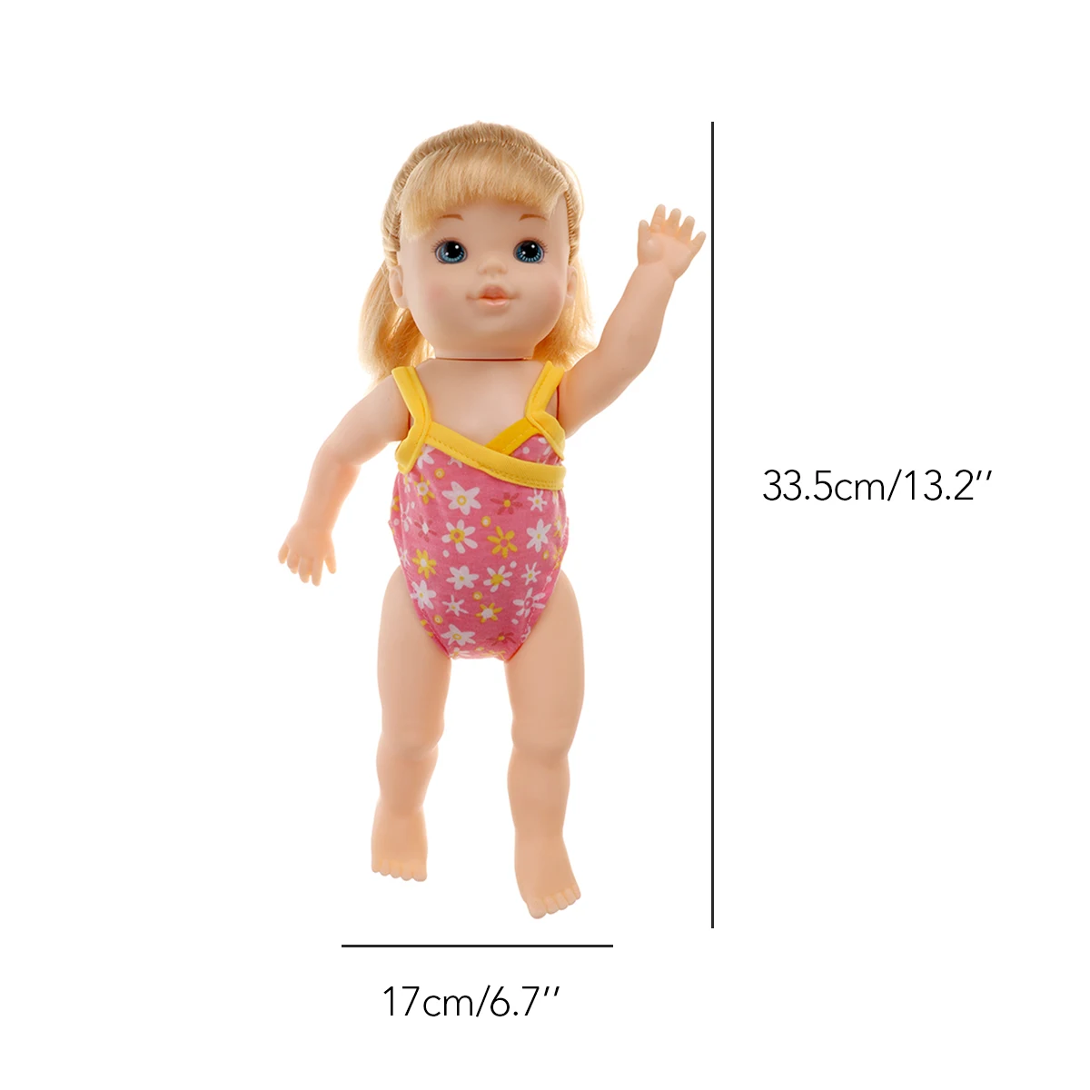 

fansun36Baby Swimming Electric Doll Waterproof Education Smart Electric Dolls Joint Movable Swim Water Dolls Infant Toys For Kid