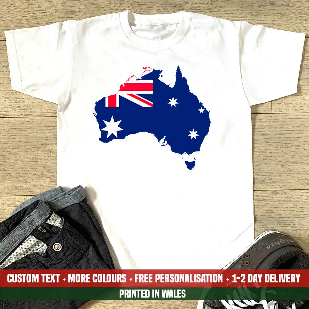

Australia Flag Map Men T Shirt Funny Australian Day Dad Brother Cousin Holiday Gift