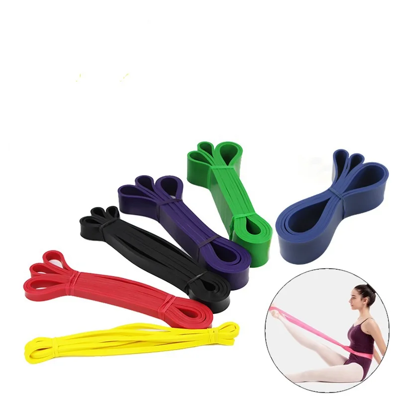 Эспандер из натурального каучука эластичная лента для фитнеса йоги 208 см сила