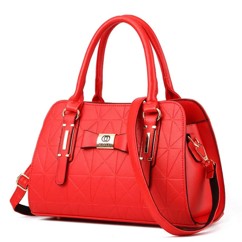 

Hotsale Sac Fashion Purse Women Leather Handbag Inclined Female Flap Bow-knot Shoulder Bag Lady Shopping Tote Soft Messenger Bag