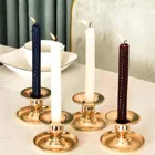 Круглый Подсвечник, креативный простой романтический подсвечник, обеденный стол, подсвечник, праздничный подсвечник