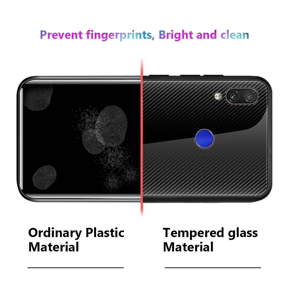 Модный чехол из закаленного стекла для Xaiomi Redmi Note 7 6 5 Pro 7A K20 Xiaomi MiA3 Lite CC9E CC9 Mi9 Mi9se Mi9T |