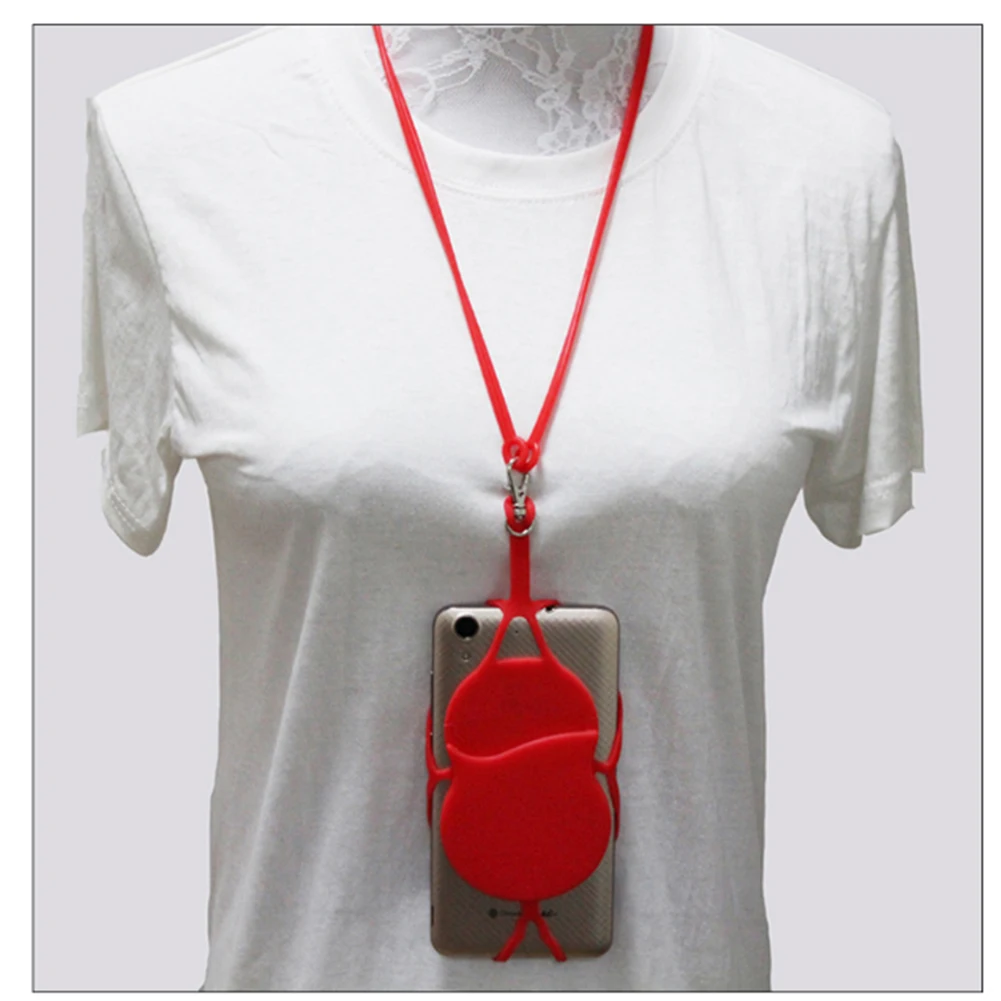Силиконовый ремешок на шею чехол для iPhone 11 Pro XS MAX X XR 7 8 ожерелье держатель карт