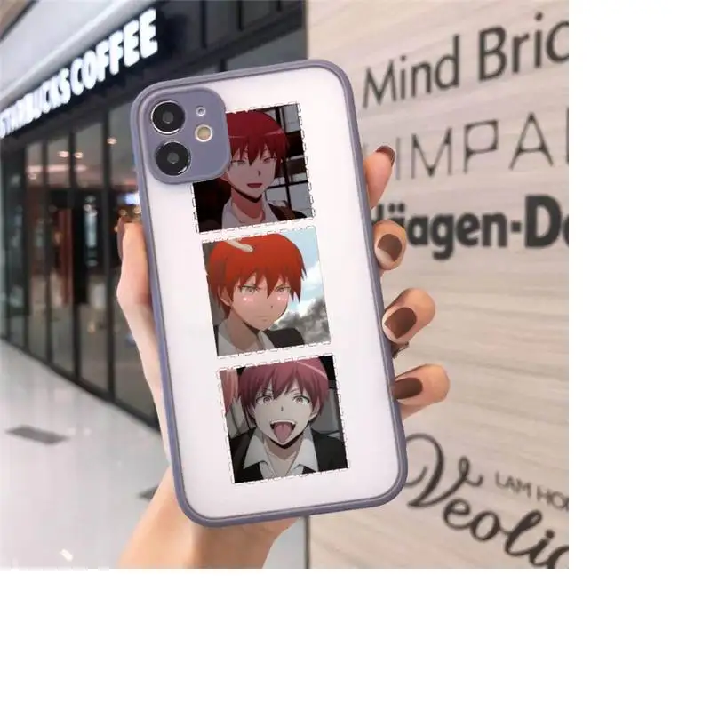 

Karma akabane assasination classroom Phone Case matte transparent For iphone 7 8 11 12 plus mini x xs xr pro max cover
