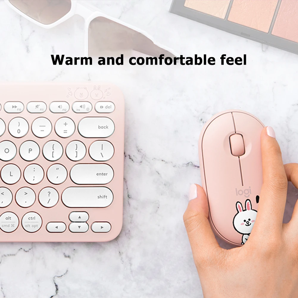 Мышь Logitech Бесшумная беспроводная 1000 точек/дюйм два режима | Компьютеры и офис
