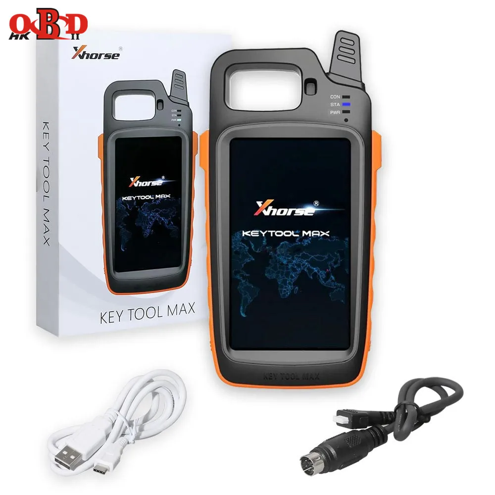 

Xhorse VVDI Key Tool MAX MINI OBD Bluetooth Remote Key Programmer With XT27 Super Transponder Chip and Renew Cable