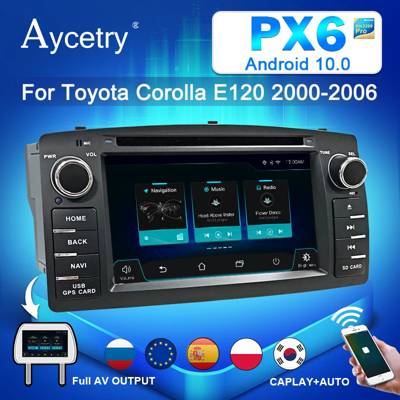 PX6 автомобильный радиоприемник 2 din Android 10 DVD GPS авто для Защитные чехлы сидений - Фото №1