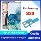 Оригинальный динамический AMOLED 6,2 дюйма для Samsung Galaxy S20 дисплей с сенсорным экраном дигитайзер в сборе SM-G980 G980F G980FDS LCD