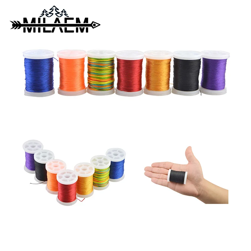 

2 Pieces120m Bow String Serving Thread Bowstring Rope Making Thread for Recurve Compound Bow Outdoor Hunting Accessories Archery