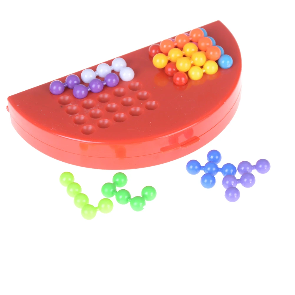 

IQ Pearl Logical Mind Game Brain Teaser Educational Toys For Children Pyramid Beads Puzzle Classic Puzzle Pyramid Plate