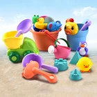 Пляжные игрушки для детей, детская игра, игрушки для ванной, детская водная песочница, летняя игра, песок, рыболовная сеть, набор черепахов