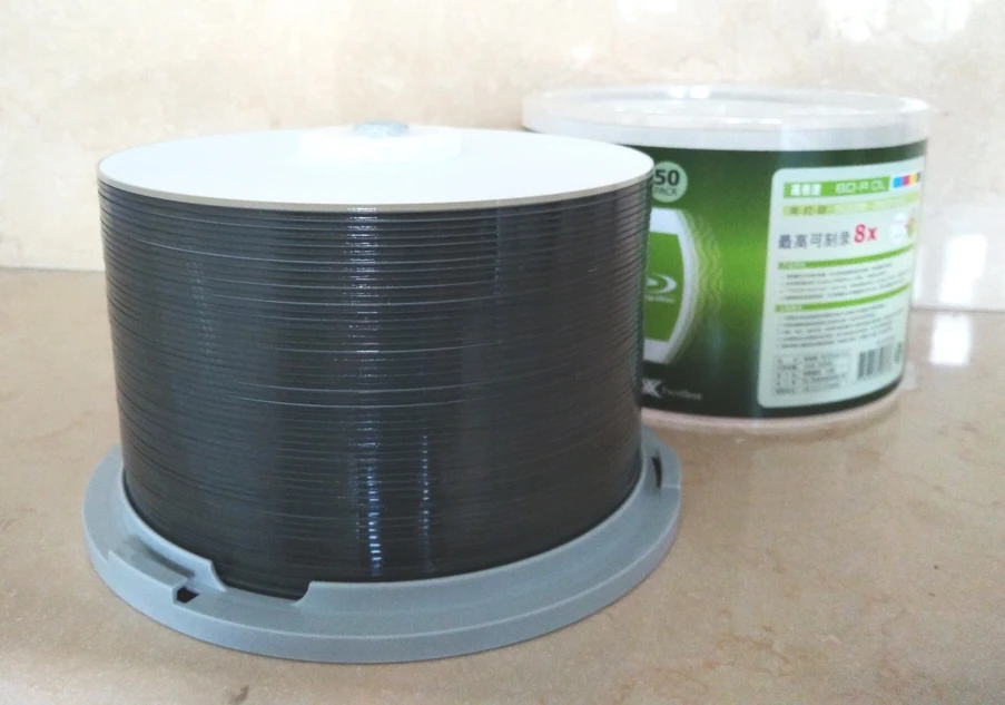 

RITEK BD-R 50GB 8X Blue Ray Disc BDR 50g Bluray Inkjet Printable 10Pcs/lot