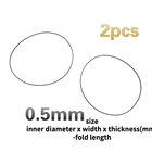 Резиновый приводной ремень для Sony walkman, 2 шт., толщина 0,5 мм