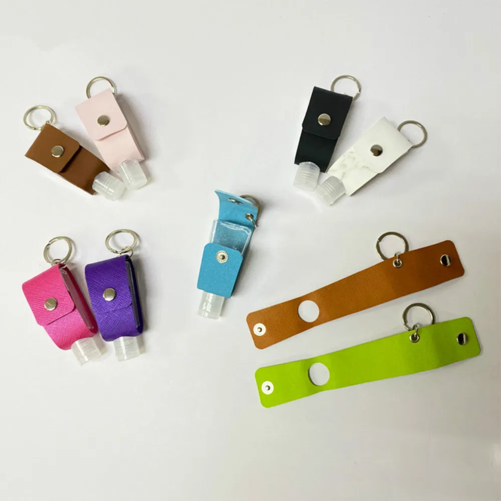 30ml Travel Portable Hand Sanitizer Bottle Keychain Holder Reusable Washing Gel Storage With Carrier | Красота и здоровье
