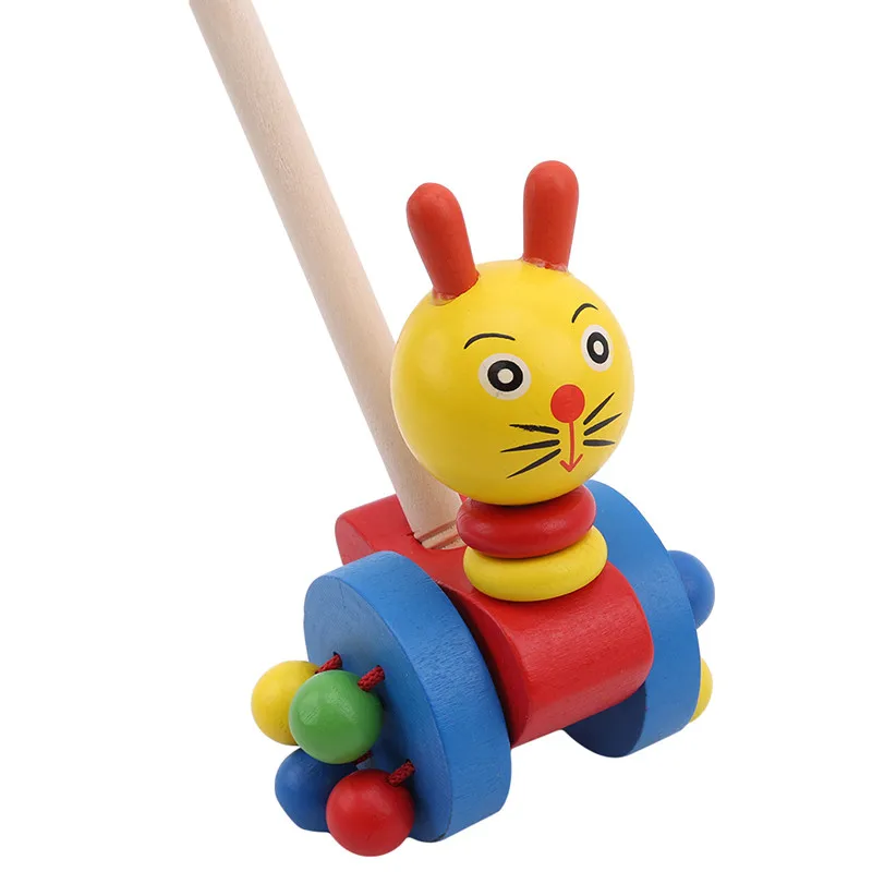 

Creative Children Wooden Puzzle Trolley Kids Cartoon Animals Car Toys Baby Funny Wood Puzzle Trolley Cart Toys Wood Pushing Toy