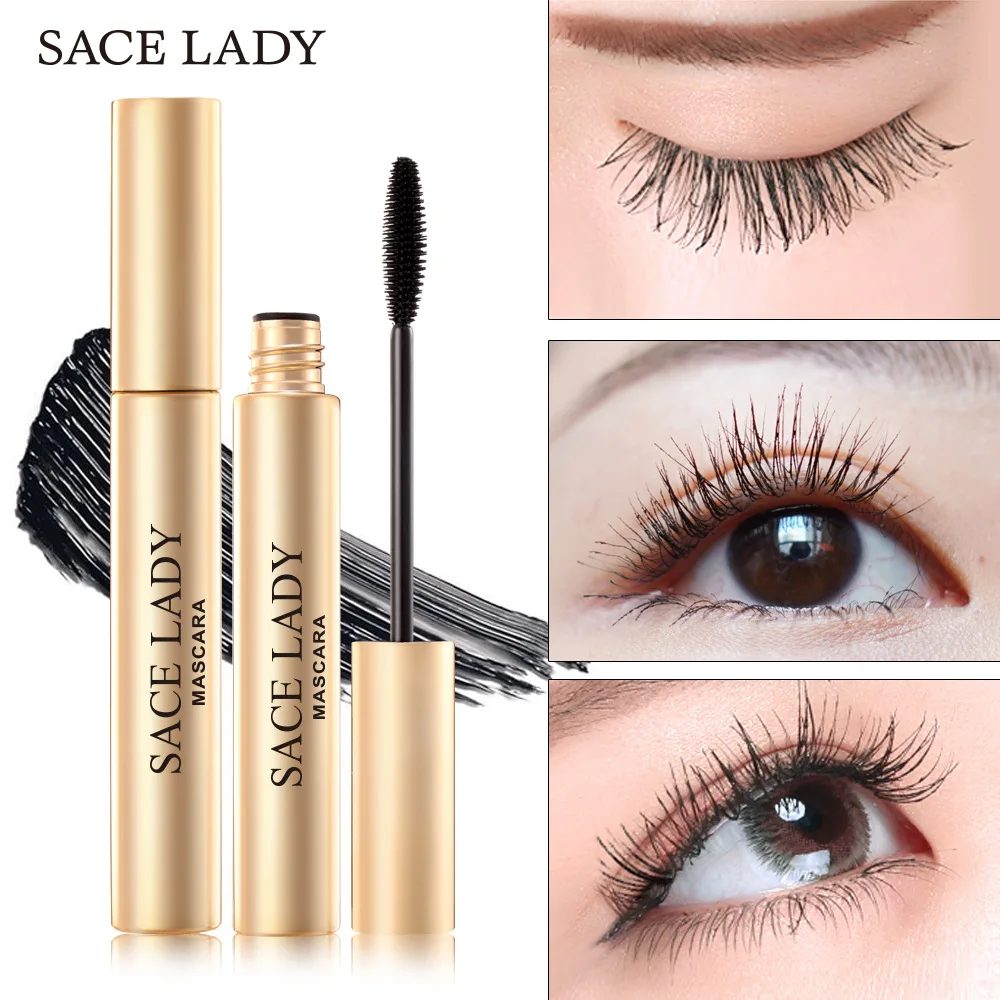 SACE LADY 4D шелковое волокно Rimel расширение объема ресницы туш для ресниц Макияж