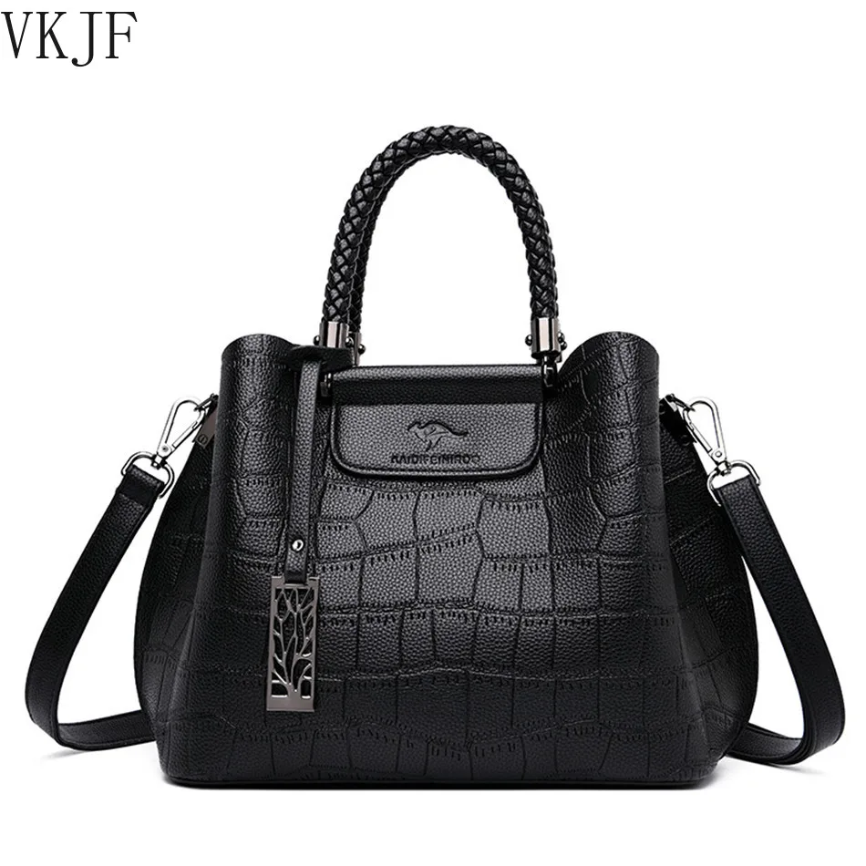 

Hand-knitted Luxury Handbags Women Bags Designer Stone Pattern Ladies Handbag Crossbody Bags For Women Shoulder Messenger Bag