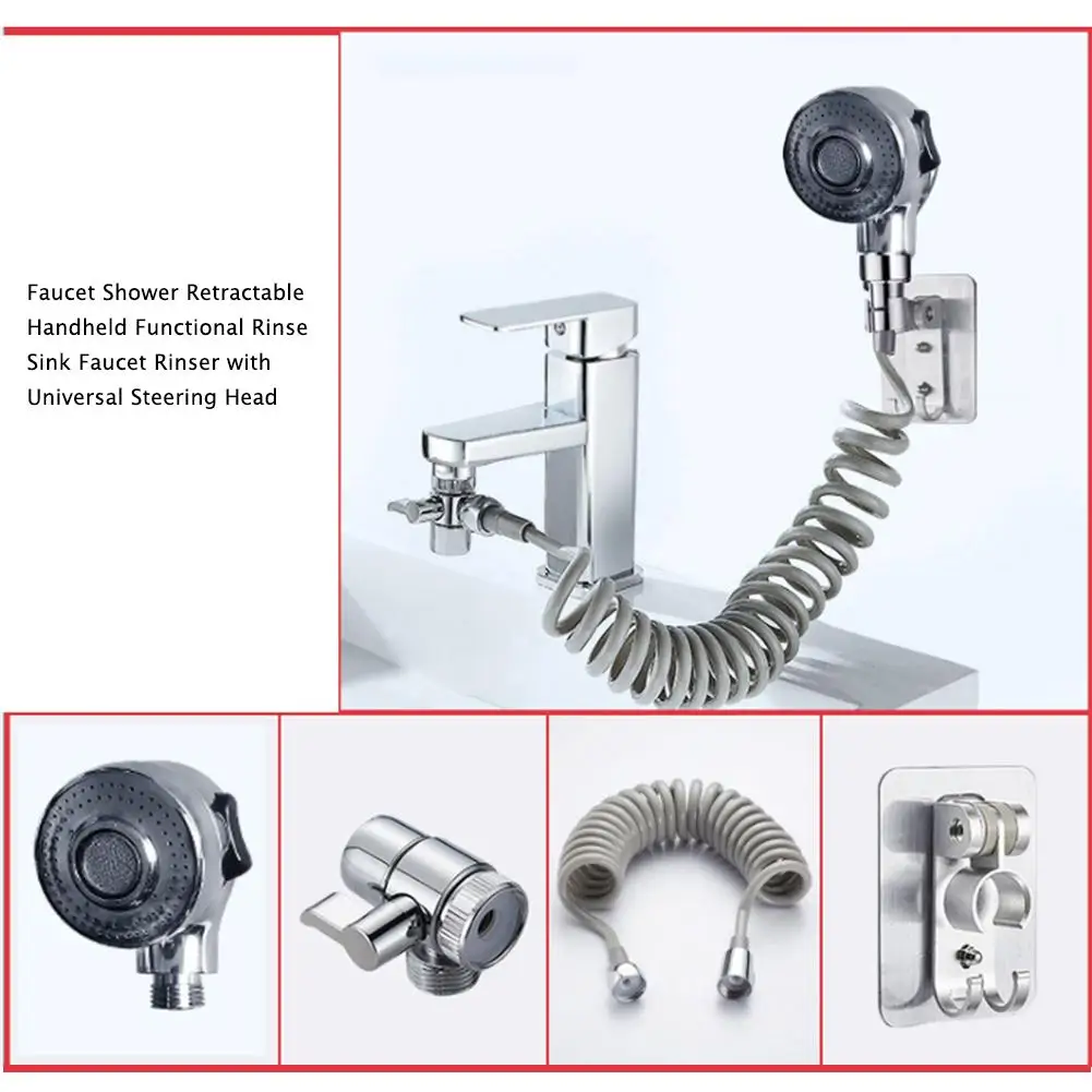 

Faucet External Shower Hand Toilet Faucet Filter Flexible Suit Wash Hair House Kitchen Sink Faucet Water Saving Faucet Shower