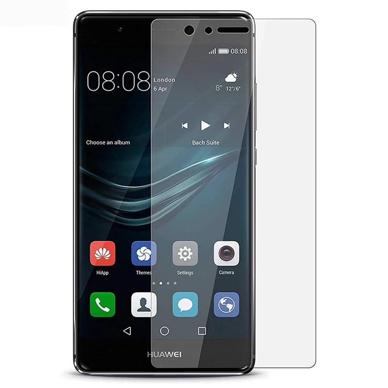 Для huawei P8 lite P9 plus закаленное защитная стеклянная пленка для экрана 0 3 мм 2.5D с