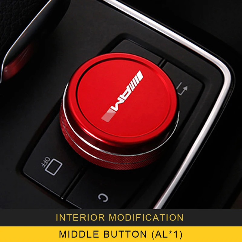 Middle button X1 Карманго для Mercedes Benz GLE W166 Coupe C292- автомобиль красный круг кнопки рамка Крышка отделка наклейка интерьерные аксессуары - Название цвета: Middle button X1