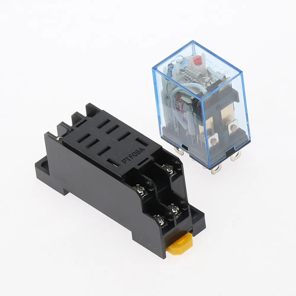 12V 24V 36V 110V 220V 380V DC/AC 10A 8PIN катушки Мощность реле DPDT LY2NJ HH62P HHC68A 2Z с цоколя|Реле| |